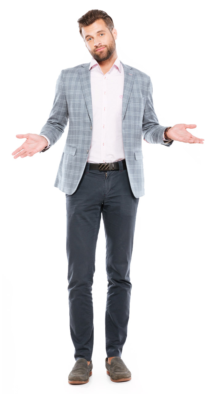 Young man with law problem