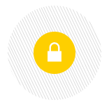 yellow padlock icon
