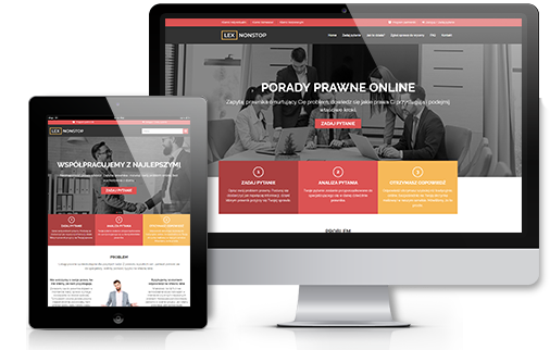 screen and tablet with lexnonstop website